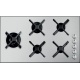 Plita incorporabila Barazza Select Plus, 70 cm, plita gaz, 4 arzatoare, sistem siguranta Stop-Gaz, inox Plita incorporabila Barazza Select Plus, 70 cm, plita gaz, 4 arzatoare, sistem siguranta Stop-Gaz, inox