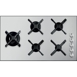 Plita incorporabila Barazza Select Plus, 70 cm, plita gaz, 4 arzatoare, sistem siguranta Stop-Gaz, inox