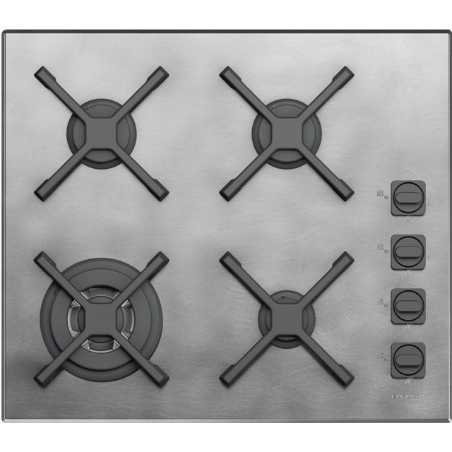 Plita incorporabila Barazza Mood, 65 cm, plita gaz, 4 arzatoare, sistem siguranta Stop-Gaz, inox