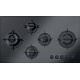 Plita incorporabila Barazza Mood, 90 cm, plita gaz, 5 arzatoare, sistem siguranta Stop-Gaz, inox Plita incorporabila Barazza Mood, 90 cm, plita gaz, 5 arzatoare, sistem siguranta Stop-Gaz, inox