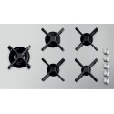 Aragaz Tecnogas P1X66M4VC, 60 cm, gaz, 4 arzatoare, grill, otel inoxidabil