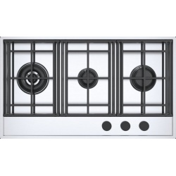 Plita incorporabila Barazza 1PLE2D Lab, 90 cm, plita gaz, 3 arzatoare, sistem siguranta Stop-Gaz, inox