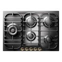 Aragaz Tecnogas P1X66M4VC, 60 cm, gaz, 4 arzatoare, grill, otel inoxidabil