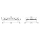 Aragaz Tecnogas P1X66M4VC, 60 cm, gaz, 4 arzatoare, grill, otel inoxidabil