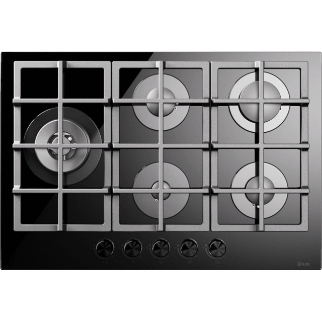 Aragaz Tecnogas P1X66M4VC, 60 cm, gaz, 4 arzatoare, grill, otel inoxidabil