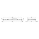 Plita incorporabila Filotop ILVE Professional Plus HPT125F, 5 arzatoare+Fry Top, aprindere electronica,siguranta Stop-Gaz,inox