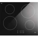 Plita inductie incorporabila ILVE Pro Line HCBI604TC, 60 cm, 4 zone gatit, booster, senzor pan, sticla ceramica neagra