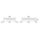 Plita inductie incorporabila ILVE Pro Line KHVI45, 45 cm, 3 zone gatit, booster, senzor pan, sticla ceramica neagra
