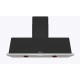 Hota decorativa Ilve Majestic AM150 ,150 cm, 1 motor, 4 viteze, 890 m3/h, clasa A, negru mat