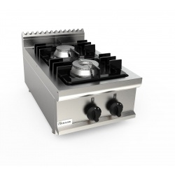 Aragaz profesional pe gaz Casta Lady 700 L7/CUPG2BB.2M cu 2 arazatoare