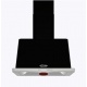 Hota decorativa Ilve Majestic AM70 ,70 cm, 1 motor, 4 viteze, 890 m3/h, clasa A, negru lucios