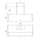 Hota decorativa Lofra Dolcevita 90 , 90 cm, 1 motor, 4 viteze, 800 m3/h, inox