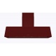 Hota decorativa Ilve Nostalgie AG150 ,150 cm, 1 motor, 4 viteze, 890 m3/h, clasa A, rosu burgundy