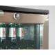 Vitrina frigorifica bauturi Klimaitalia S 98 XH, capacitate 128 l, temperatura 0/+10°C, argintiu