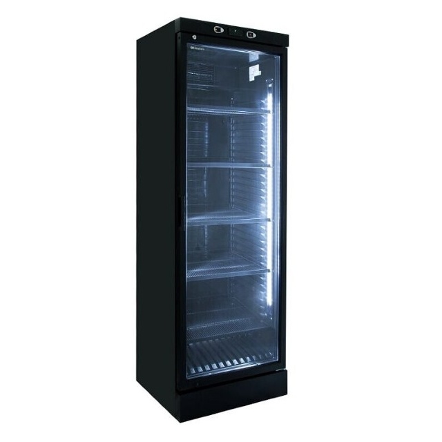 Vitrina de vinuri Klimaitalia CLW 372 VG, 126 sticle, 2 zone temperatura, negru