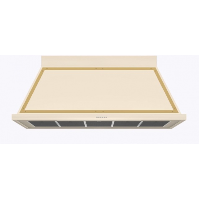 Hota decorativa Ilve Nostalgie ABN150 ,150 cm, 1 motor, 4 viteze, 750 m3/h, clasa A, alb antic