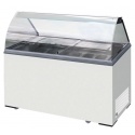 Vitrina frigorifica inghetata Klimaitalia ICE 7, capacitate 337 l, temperatura -13 / -23°C, alb