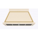 Hota decorativa Ilve Nostalgie ABN120,120 cm, 1 motor, 4 viteze, 750 m3/h, clasa A, alb antic