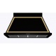 Hota decorativa Ilve Nostalgie ABN120,120 cm, 1 motor, 4 viteze, 750 m3/h, clasa A, negru lucios