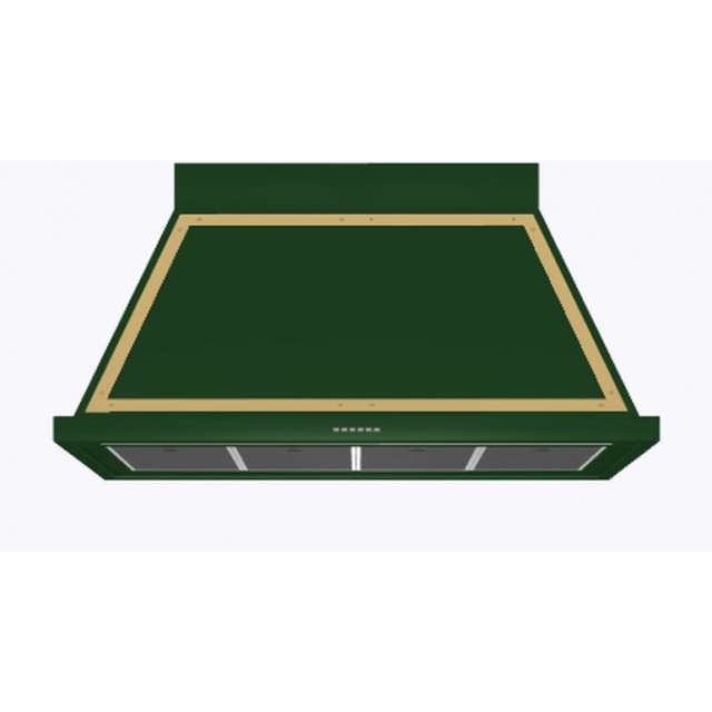 Hota decorativa Ilve Nostalgie ABN120,120 cm, 1 motor, 4 viteze, 750 m3/h, clasa A, verde