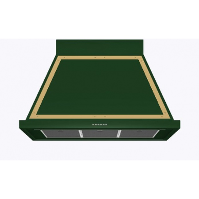 Hota decorativa Ilve Nostalgie ABN100,100 cm, 1 motor, 4 viteze, 750 m3/h, clasa A, verde