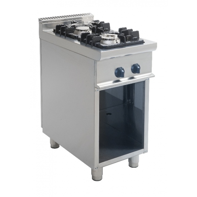 Aragaz profesional pe gaz Casta Easy 900 E9/CUG2BA cu 2 arzatoare