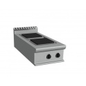 Aragaz profesional electric Casta Easy 900 E9/CQE2BB cu 2 arzatoare
