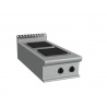 Aragaz profesional electric Casta Easy 900 E9/CQE2BB cu 2 arzatoare
