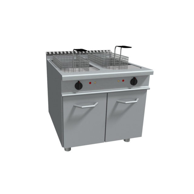 Friteuza electrica Casta Easy 900 E9/FRE2V17 cu 2 cuve