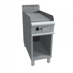 Aragaz profesional pe gaz Casta Easy 900 E9/FTG2BAR cu suprafata striata