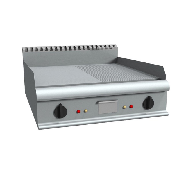 Aragaz profesional electric Casta Easy 900 E9/FTE4BBM cu suprafata neteda/striata