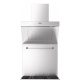 Hota decorativa Ilve Professional Plus AGQ70, 70 cm, 1 motor, 4 viteze, 890 m3/h, clasa A, inox