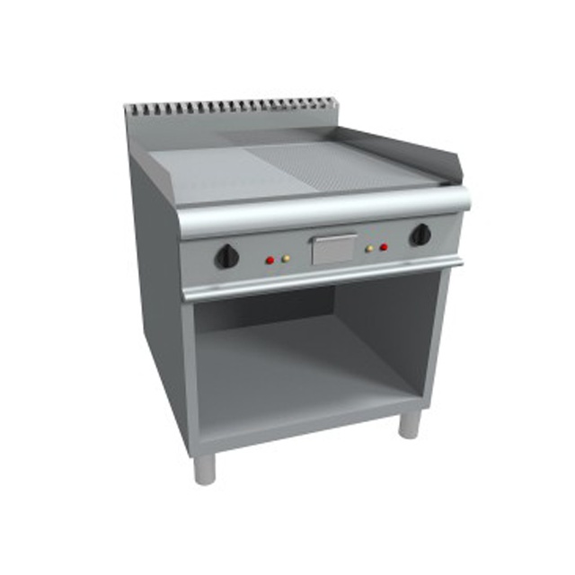 Aragaz profesional electric Casta Easy 900 E9/FTE4BAM cu suprafata neteda/striata