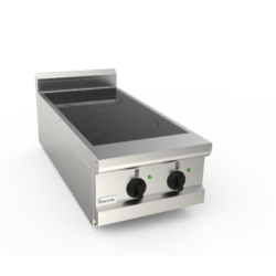 Aragaz profesional electric Casta Lady L9/CUI2LBB cu 2 arzatoare cu inductie