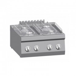 Aragaz profesional pe gaz, Ata Italia K6GCU10TT cu 4 arzatoare