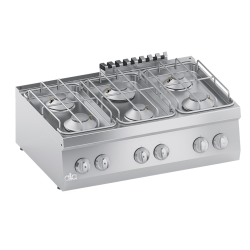 Aragaz profesional pe gaz, Ata Italia K6GCU15TT cu 6 arzatoare