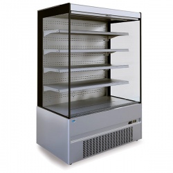 Vitrina frigorifica supermarket Tecfrigo Space Plus 91.1, 2060 W, lungime 86.6 cm, +2/+4, inox