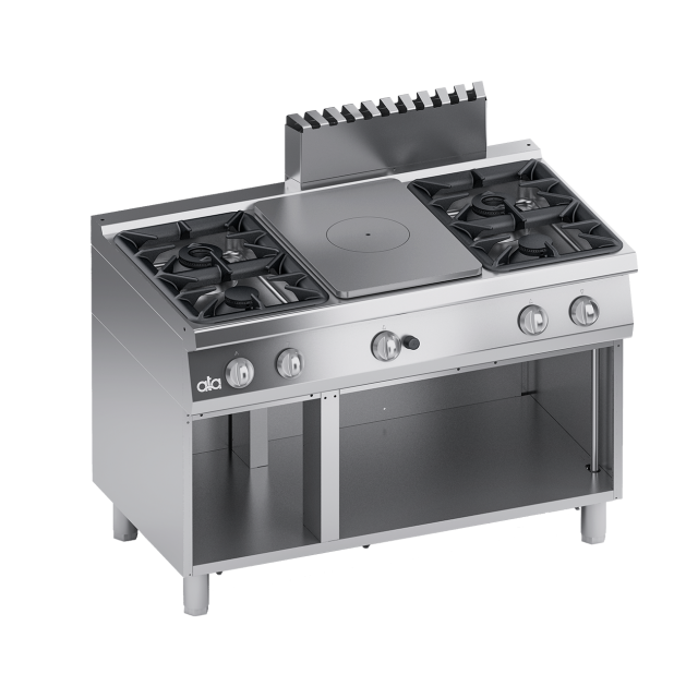 Masina de gatit pe gaz, Ata Italia C2GCU05TT, seria 700 cu 2 arzatoare