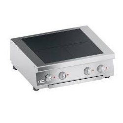 Aragaz profesional electric, Ata Italia K7ERU10TT cu 4 arzatoare patrate