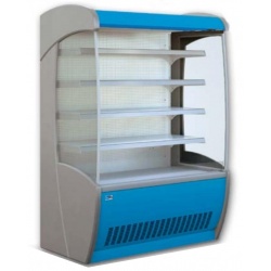 Vitrina frigorifica supermarket Tecfrigo Premiere 200.1, 2300 W, lungime 195.5 cm, +2/+4, albastru