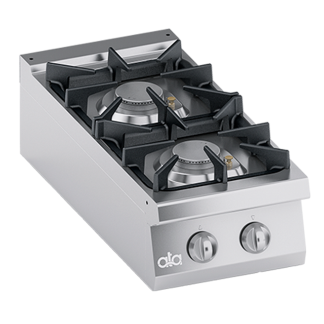 Masina de gatit pe gaz, Ata Italia C2GCU05TT, seria 700 cu 2 arzatoare