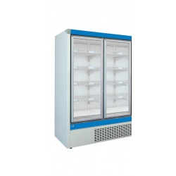 Vitrina frigorifica supermarket Tecfrigo Shuttle 130 NT, 1100 W, lungime 135 cm, -18/-20, albastru