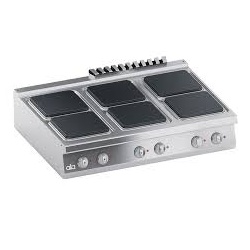 Aragaz profesional electric, Ata Italia K4ECUP15TT cu 6 arzatoare