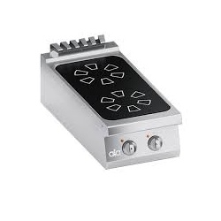 Aragaz profesional electric, Ata Italia K4EVCP05TT cu 2 arzatoare piroceramice