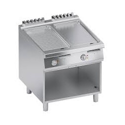 Gratar electric, Ata Italia K4EFBP10VVR cu 2 suprafete neteda/striata si suport deschis