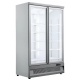 Vitrina frigorifica Klimaitalia MR 126 TN2, capacitate 874 l, temperatura 0/+10°C, argintiu