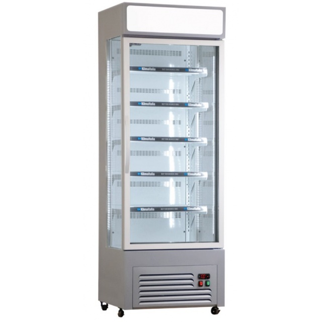 Vitrina frigorifica Klimaitalia FG 700 TN GREY, capacitate 335 l, temperatura 2 / 10°C, gri