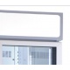 Vitrina frigorifica Klimaitalia FG 760 TN GREY, capacitate 500 l, temperatura 2 / 10°C, gri