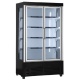 Vitrina frigorifica Klimaitalia FG 1200 TNH BLACK, capacitate 600 l, temperatura 2 / 10°C, negru