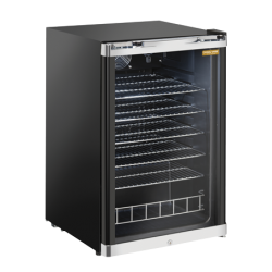Frigider minibar vertical Cool Wise RCF 130, capacitate 130 l, temperatura 0° +10°C, negru